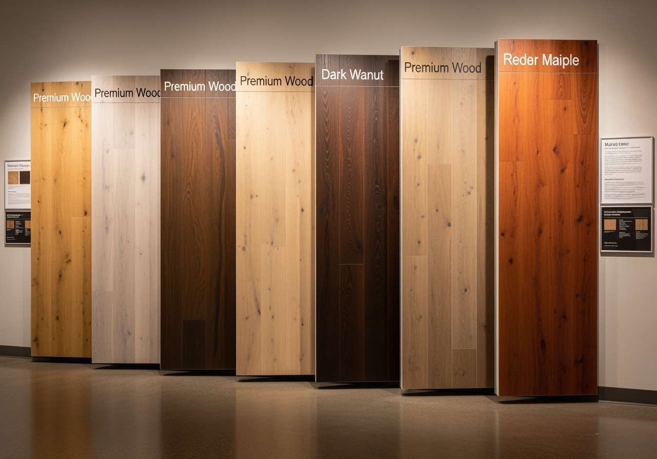 Mẫu màu sắc sàn nhựa